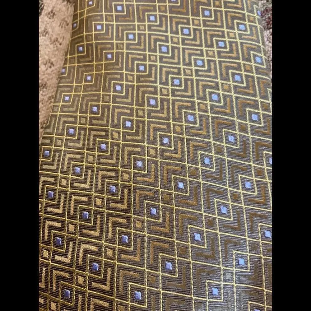Luciano Barbera Vintage Tie - Geometric Pattern - Made in Italy